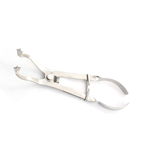 Pinzas de dique de goma Palmer de acero inoxidable de alta calidad de 17 cm, las más vendidas - Product Image 4