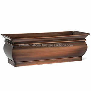 Maceta Ovalada de Latón Antiguo, Ecológica, Duradera y Personalizable para Flores de Exterior, Estilo Vintage Elegante - Product Image 6