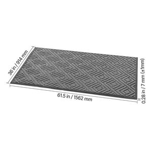 Tappeto d'ingresso moderno per interni ed esterni 61,5 x 36 pollici, elegante con retro in TPE, resistente per uso commerciale - Product Image 6