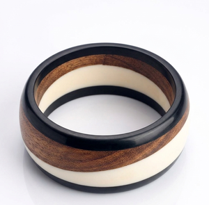 Premium Handmade Wooden & Resin Elegant Fashion Accessory for Women - Product Image 2