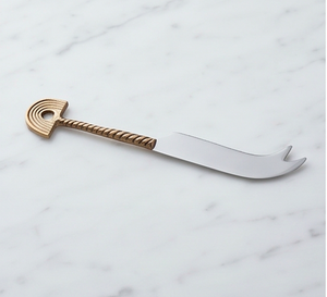 ชุดมีดชีสลายผึ้งโบราณสีบรอนซ์ พร้อมที่ปาดสแตนเลส เหมาะสำหรับใช้ในครัว - Product Image 3