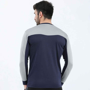 T-shirts de sport tendance pour adultes, 100% coton tricoté, séchage rapide, respirant, anti-rétrécissement, manches raglan, col rond, personnalisable - Product Image 2