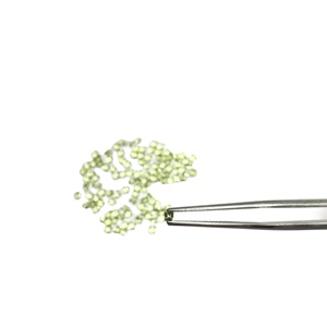 2mm naturel péridot carré à facettes pierres précieuses en vrac IGI certifié traité thermiquement AAA + Grade couleur verte fabrication de bijoux pierres précieuses - Product Image 5