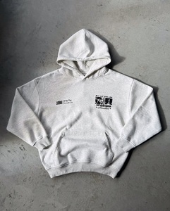 เสื้อฮู้ดดี้โอเวอร์ไซส์ผู้ชายแบบสั่งทำพิเศษ ลายกราฟิกวินเทจปี 1998 ผ้าฝ้ายฟลีซหนานุ่ม สไตล์สตรีทแวร์ รับผลิตแบบ OEM ODM - Product Image 5