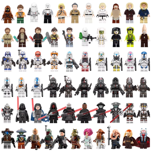 Ensemble de figurines de soldats spatiaux de science-fiction en blocs de construction en plastique ABS, compatibles avec les briques, collection de personnages, jouet pour enfants et vente en gros - Product Image 4