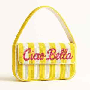 Sac à main artisanal de luxe indien, multicolore, forme baguette, durable, style ethnique, fait main, accessoires de mode en cristal, pour un usage décontracté - Product Image 5