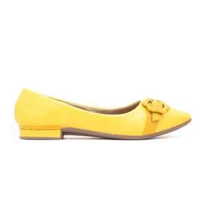 Bombas planas amarillas WN0668 - Product Image 2