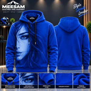 Sweat-shirt à capuche pour hommes, pull-over imprimé coucher de soleil sur l'océan, haut à capuche en polaire décontracté - Product Image 6