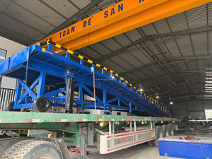 Rampe de chargement mobile Naltako Strong 6 tonnes pour entrepôt, chariot élévateur, quai de conteneurs, capacité 6t, rampe hydraulique - Product Image 2