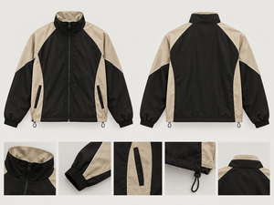 Custom Made Men Windbreaker <b>Jacket</b> Stand Collar <b>Waterproof</b> Breathable Lightweight Outdoor Sporty Streetwear Zip up <b>Jacket</b> - Product Image 2