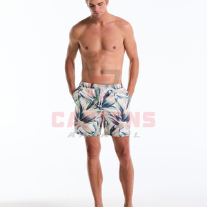 กางเกงขาสั้นชายหาดแห้งเร็วสำหรับผู้ชาย ฤดูร้อน ปี 2026 ผ้าโพลีเอสเตอร์ 100% ระบายอากาศได้ดี ไซส์ใหญ่ กางเกงว่ายน้ำ - Product Image 4