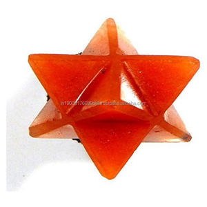 Vente en gros de cristaux de pierre d'agate naturelle taillée en étoile à 8 branches Quartz de guérison Sodalite Merkaba Religious Craft Love Theme Sale - Product Image 4