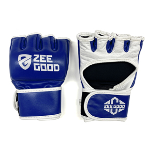 Gants de MMA pour hommes et femmes, gants de kickboxing à paume ouverte, pour entraînement au sac de frappe, équipement de Muay Thai, en cuir PU - Product Image 1