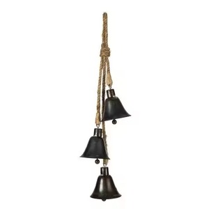 Campana Colgante de Metal Antigua para Navidad, Adorno Tradicional para Árbol, Puerta, Pared, Ventana, Decoración Festiva para el Hogar y Fiestas Navideñas - Product Image 3