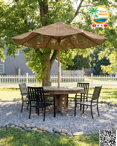 Parasol en fibre de coco BEST CHOICE pour un abri solaire naturel en extérieur de COCO HITECH - Product Image 5