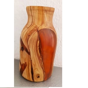 Jarrón de Madera de Diseño Elegante, Artesanía en Madera, Atractivo Jarrón Redondo para Flores, Decoración, Regalos, Jarrón de Madera de Alta Calidad - Product Image 2