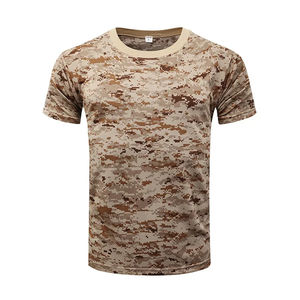 Camiseta de Camuflaje 3D para Hombre, Moda Casual para Exteriores, Cuello Redondo, Manga Corta, Verano, Deportes al Aire Libre - Product Image 5