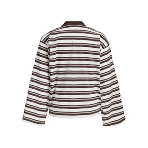 Polo pour femme de haute qualité, original, avec logo personnalisé, t-shirt extensible, chemises de golf, polo rayé oversize à manches longues, streetwear, OEM - Product Image 2