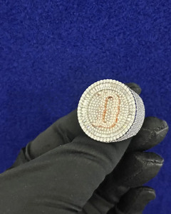 แหวนเงินแท้ 925 แบบฮิปฮอป ประดับดาวทรงกลุ่ม ดีไซน์ Iced Out สำหรับงานแต่งงานหรือหมั้น ของขวัญวันครบรอบ - Product Image 2