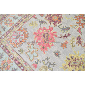 Meilleur tapis Oushak en laine de Nouvelle-Zélande fait à la main Design traditionnel personnalisé Tapis noués à la main Chambre à coucher Hôtel Utilisation Technique tissée - Product Image 6