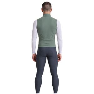 Chaleco de Ciclismo sin Mangas para Hombre, Color Verde Salvia, con Cierre Completo, Resistente al Viento, para Ciclismo de Carretera - Product Image 5