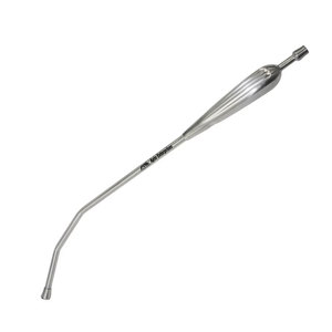Tubes d'aspiration Yankauer semi-courbés avec légère courbure supplémentaire près de la pointe, grande poignée creuse légère, en acier inoxydable de la meilleure qualité - Product Image 1
