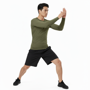 Custom Clothing Rush Guard Sun Protection Clothing <b>Men</b> <b>Compression</b> Shirt Rashguard <b>Men</b> Rash <b>Vests</b> New Arrival Wholesale Top - Product Image 4
