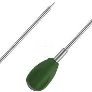 Sonda ósea manual con mango de silicona en forma de lágrima, juego de instrumentos quirúrgicos ortopédicos de 10 pulgadas (30-70 mm) graduados y reutilizables para cirugía ósea - Product Image 6