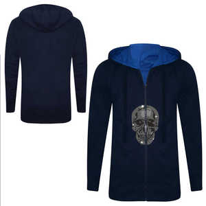 Sweat à capuche décontracté personnalisé en polyester/coton respirant pour homme - Product Image 1