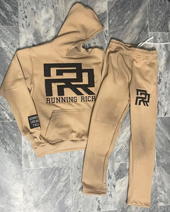 Ensemble d'hiver décontracté pour homme, style hip-hop, tissé uni, personnalisé, deux pièces, 100% coton, polaire thermique, séchage rapide, qualité supérieure, fabriqué au Pakistan - Product Image 3