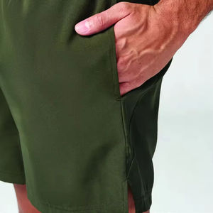 Pantalones Cortos Deportivos de Felpa 100% Algodón para Hombre, Pantalones Cortos Deportivos Esenciales de Moda con Cintura Elástica, Pantalones Cortos Casuales Holgados Personalizados para Hombre - Product Image 5