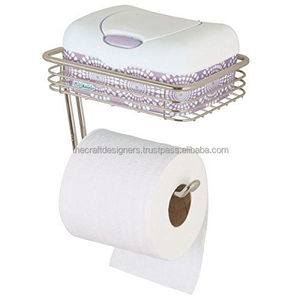 Portarrollos de papel higiénico de hierro montado en la pared para baños infantiles que garantiza un diseño resistente, seguro y fácil de usar. - Product Image 4