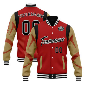 Veste de baseball pour homme, streetwear, décontractée, légère, tissu durable, doublure isolante, fabrication directe, design personnalisé, faible MOQ - Product Image 1