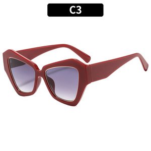 Nouvelles lunettes de soleil papillon UV400 de style européen et américain, monture irrégulière, polyvalentes, décontractées, œil-de-chat, haut de gamme - Product Image 4