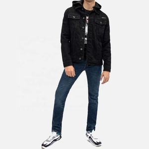 Chaqueta de Mezclilla para Motocicleta de Invierno para Hombre, Manga Larga, Algodón Orgánico Teñido, Impermeable, con Botones, Corte Ajustado, Informal, Deportiva - Product Image 1