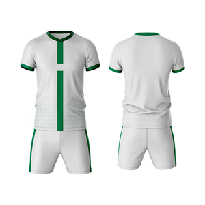 Uniforme de rugby pour hommes personnalisé par sublimation, 100% polyester, décontracté, maillot et short imprimés sur mesure, vêtements de sport d'équipe assortis - Product Image 1