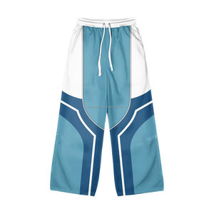 Survêtement de sport léger personnalisé, streetwear, 2 pièces, veste et pantalon, nylon, bordure réfléchissante, coupe-vent - Product Image 3