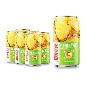 น้ำโซดาสปาร์คกลิ้งรสไลม์ บรรจุกระป๋อง 330 มล. ผู้ผลิต OEM ODM รับผลิตแบรนด์ส่วนตัว มีตัวอย่างฟรี เครื่องดื่มโซดารสผลไม้ - Product Image 5