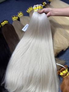 Extensiones de Cabello al Por Mayor Listas para Enviar, Cabello Virgen de un Solo Donante, Cabello Crudo Teñido, Proveedor Especial de Fábrica de Vietnam - Product Image 6