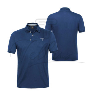 เสื้อโปโลลำลองแบบใหม่สำหรับผู้ชาย และเสื้อโปโลสีพื้นแบบใหม่ขายดีพร้อมโลโก้สั่งทำสำหรับผู้ชาย - Product Image 6