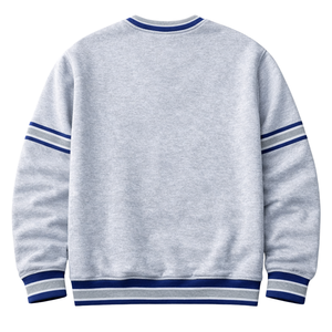 Phi Beta Sigma <b>Grey</b> Chenille Crewneck <b>Sweatshirt</b> Greek Fraternity Apparel with Classic Chenille Design Premium Comfort and Style - Product Image 5