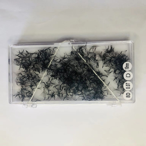 ขนตาปลอมแบบแฮนด์เมด 2D 3D 4D 5D 6D 7D 8D เส้นใยสังเคราะห์ ยาว นุ่ม เป็นธรรมชาติ ขนาด 0.05 0.07 0.1 มม. บรรจุภัณฑ์ปรับแต่งได้ตามต้องการ - Product Image 1