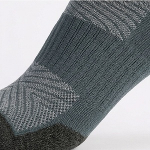 Custom <b>Men</b> Sports <b>Socks</b> Cushion Heel Tab Breathable Cotton Running Athletic Low Cut Performance Gym Workout Fit Customized <b>Color</b> - Product Image 5