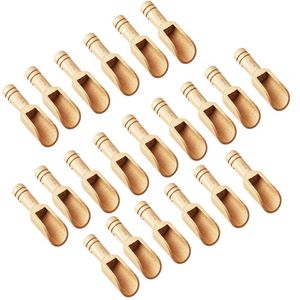 Cuchara de Madera de Haya Natural Ecológica de Diseño Clásico con Mango Largo para Café, Azúcar, Té, Almacenamiento en la Cocina (Capacidad de 10ml-30ml) - Product Image 4