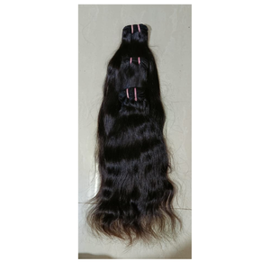 ผมแท้จากอินเดีย 100% คุณภาพพรีเมียม แบบตรงหยักศก สีดำธรรมชาติ สีน้ำตาล แบบเรมี่เวอร์จิ้น ต่อผมแบบดับเบิ้ลเวฟท์ - Product Image 2