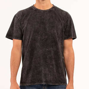 Camiseta Oversize de Algodón 100% Estilo Hip Hop con Lavado Ácido para Hombre, Estilo Casual Urbano, Camisetas Lavadas al Ácido para Chicos con OEM - Product Image 6