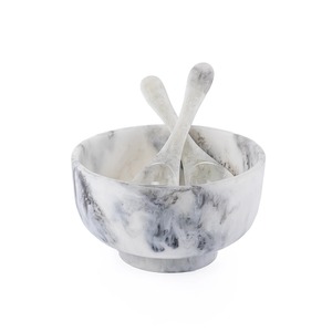 Bol de service décoratif de luxe en résine époxy, plat à salade et à nourriture fait main de qualité supérieure pour la maison, la cuisine, le café, l'hôtel et la restauration - Product Image 1