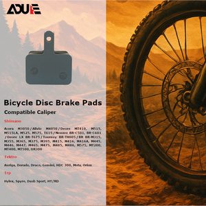 Plaquettes de frein à disque de vélo de qualité supérieure, plaquettes de remplacement haute performance pour VTT et vélo de route E1112 - Product Image 2