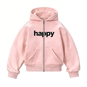 เสื้อฮู้ดซิปสีขาวแบบยูนิเซ็กซ์ ระบายอากาศได้ดี พิมพ์ลายดิจิทัล ผ้าฟลีซโพลีเอสเตอร์บุซับใน แต่งสีตัดกัน สไตล์สตรีทแวร์ เสื้อกันหนาว - Product Image 5