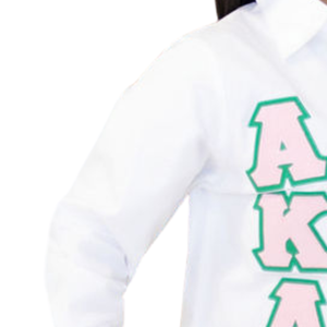 The PerfeKt Pink and <b>Green</b> Button Down Shirt for Women Classic Collared Long Sleeve Casual Fashion <b>Blouse</b> Custom Embroidery - Product Image 2